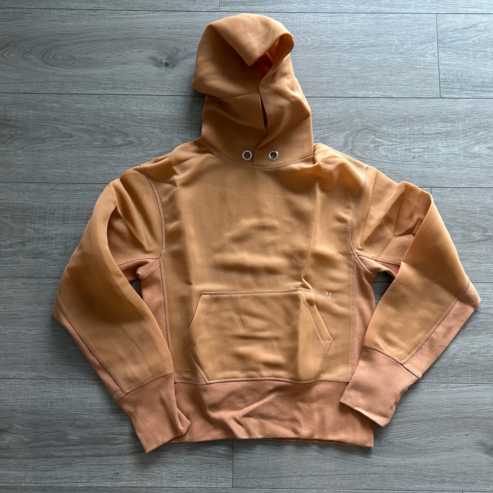 Helmut Lang Unisex Hoodie – Size S/XS (Warm Camel)